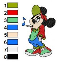 Mickey And Pals Embroidery 11